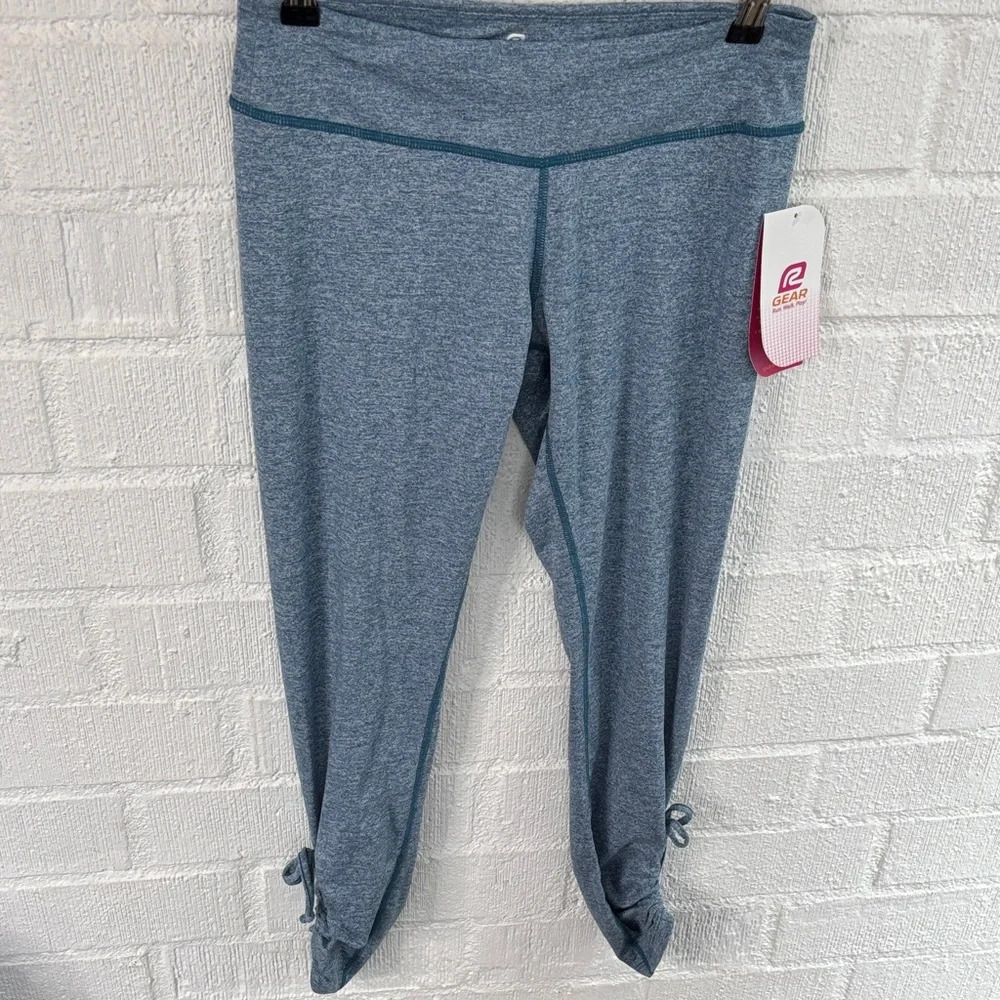 Road Runner Blue Leggings with Ankle Details sz M - Picture 2 of 8